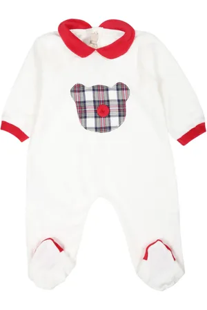 LA STUPENDERIA Pijama con aplique de oso