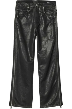 Purple Brand Vaqueros anchos P018 Side-Zip Coated