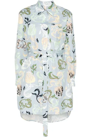 Lanvin Vestido corto con estampado floral