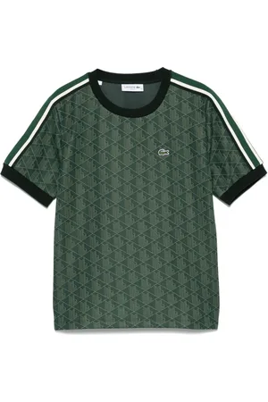 Lacoste Camiseta con monograma en jacquard