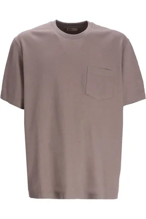 HERNO Camiseta con bolsillo de parche
