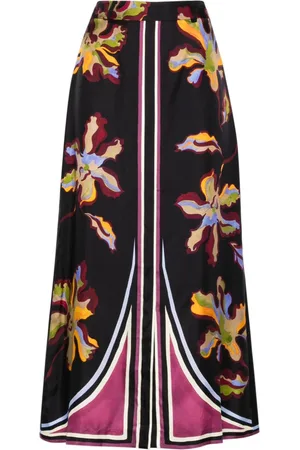 Dorothee Schumacher Falda midi de seda