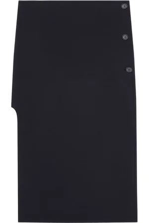 Courrèges Falda midi de vestir Oblique