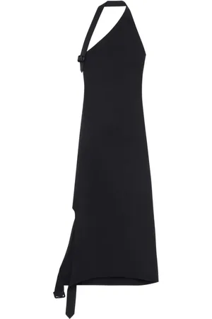 Courrèges Vestido asimétrico con hebilla