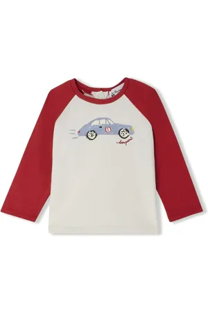 BONPOINT Camiseta Gurian con coche estampado