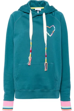 MIRA MIKATI Sudadera con capucha y corazón bordado