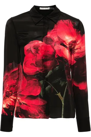 ALICE+OLIVIA Camisa con estampado floral