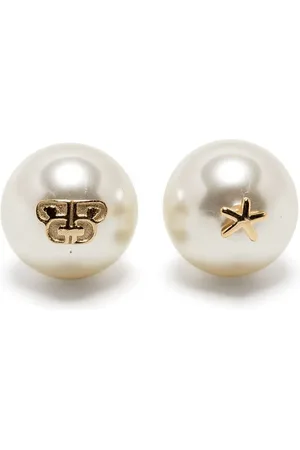BAPY Pendientes Logo con perla