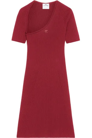 Courrèges Vestido corto Slash
