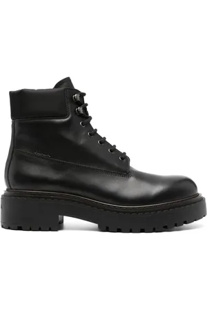 Prada Botines con acabado cepillado