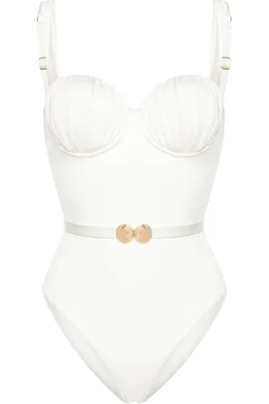 Noire Swimwear Bañador estilo balconette fruncido