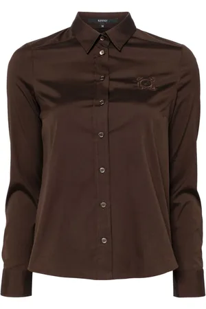 Gucci Camisa con logo bordado