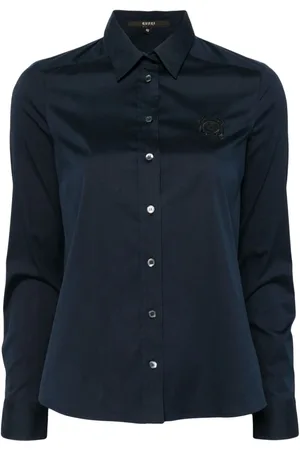 Gucci Camisa con logo bordado