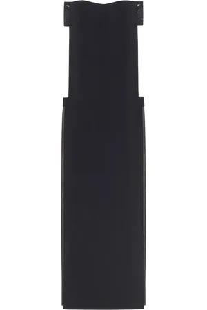 Courrèges Vestido midi con abertura