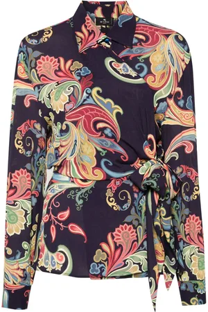 Etro Camisa con estampado de cachemira