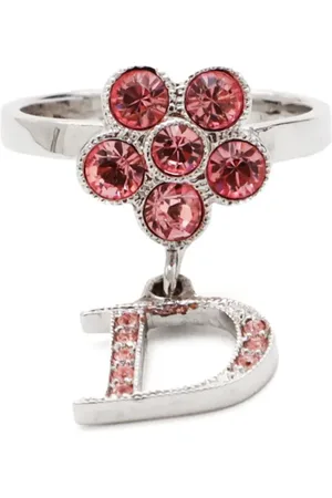 Dior Anillo con apliques de strass