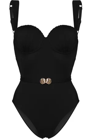 Noire Swimwear Bañador estilo balconette fruncido