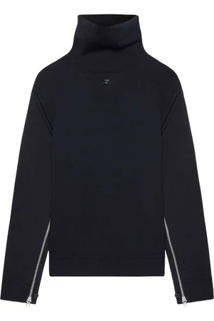 Courrèges Jersey oversize con cuello alzado