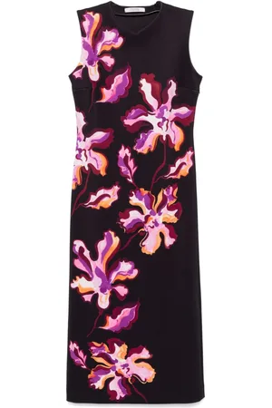 Dorothee Schumacher Vestido midi Flame Flower