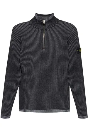 Stone Island Cárdigan con media cremallera