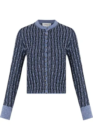 Lanvin Cárdigan de punto metalizado
