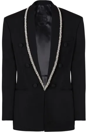 Balmain Chaqueta granulada