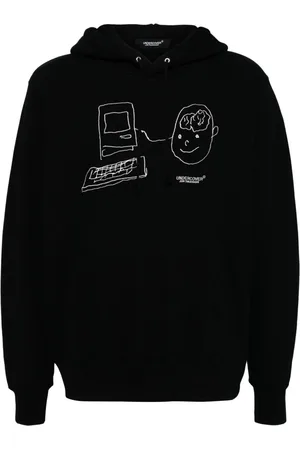 UNDERCOVER Sudadera bordada con capucha