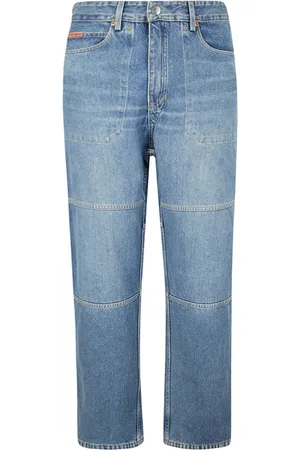 MARTINE ROSE Vaqueros reversibles con motivo militar