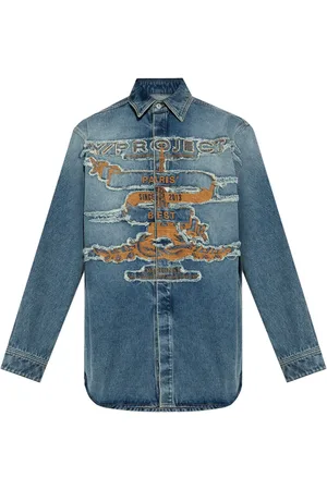 Y / PROJECT Camisa vaquera con efecto envejecido