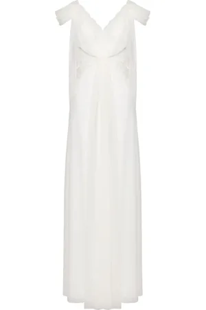 Alberta Ferretti Vestido de fiesta drapeado con paneles