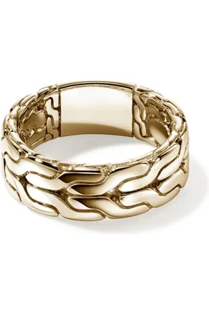 John Hardy Anillo Carved Chain en oro amarillo de 14 ct