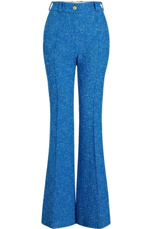 Patou Pantalones acampanados de tweed
