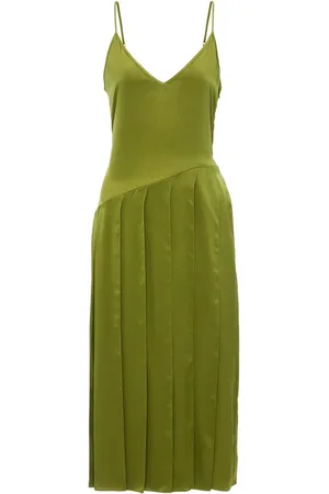 J.W.Anderson Vestido midi con panel de cinta
