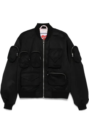 Fiorucci Chaqueta bómber con múltiples bolsillos