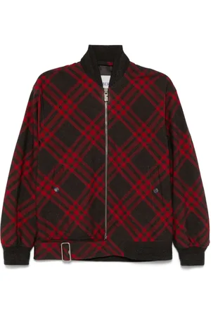 Burberry Chaqueta bómber a cuadros