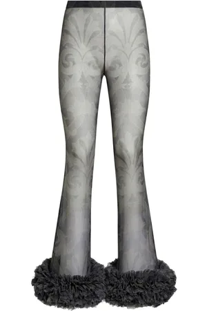 Etro Pantalones estampados acampanados