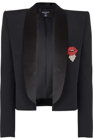 Balmain Blazer con diseño bordado