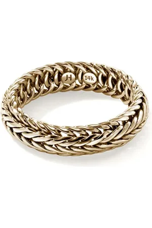 John Hardy Anillo Kami en oro amarillo de 14 ct con cadena