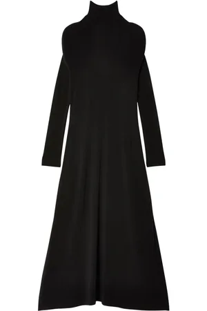 MELITTA BAUMEISTER Vestido largo con hombros redondeados