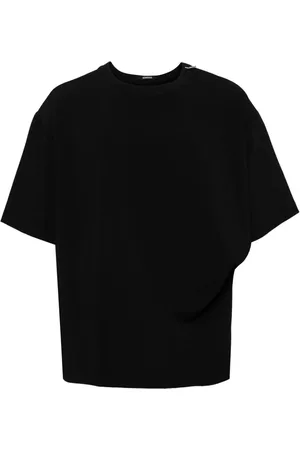 SONGZIO Camiseta asimétrica drapeada