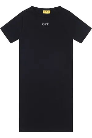 OFF-WHITE Vestido estilo camiseta con logo