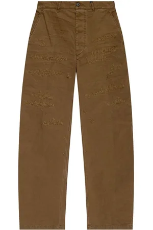 Dsquared2 Pantalones holgados con detalles rasgados