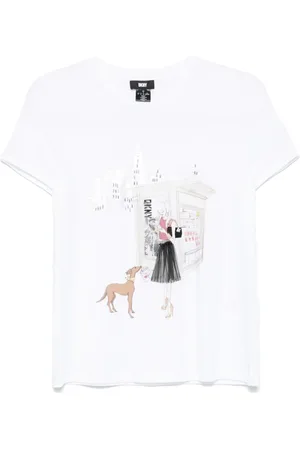 DKNY Camiseta con estampado gráfico
