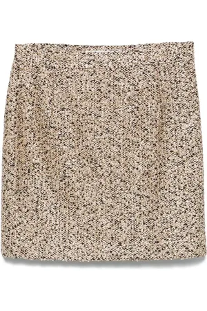 Alessandra Rich Minifalda de tweed