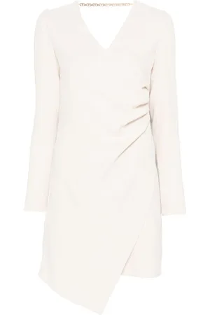 Twin-Set Vestido corto con cadena Oval T