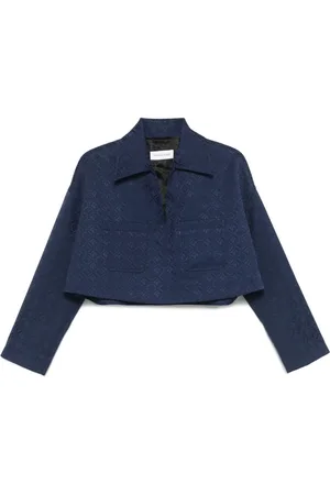 Marine Serre Chaqueta Moon Diamond en jacquard