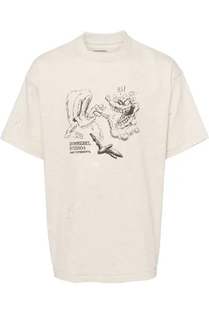 DOMREBEL Camiseta con motivo de risas