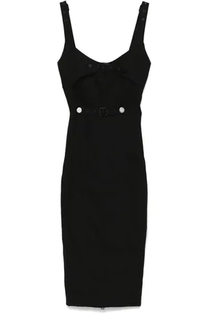 MUGLER Vestido midi vaquero