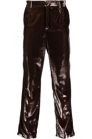 Roberto Cavalli Pantalones con efecto envejecido