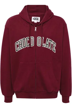 Chocoolate Chaqueta con capucha y logo estampado